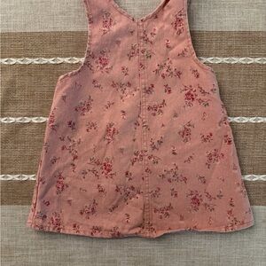 Floral Pink Sleeveless Dress